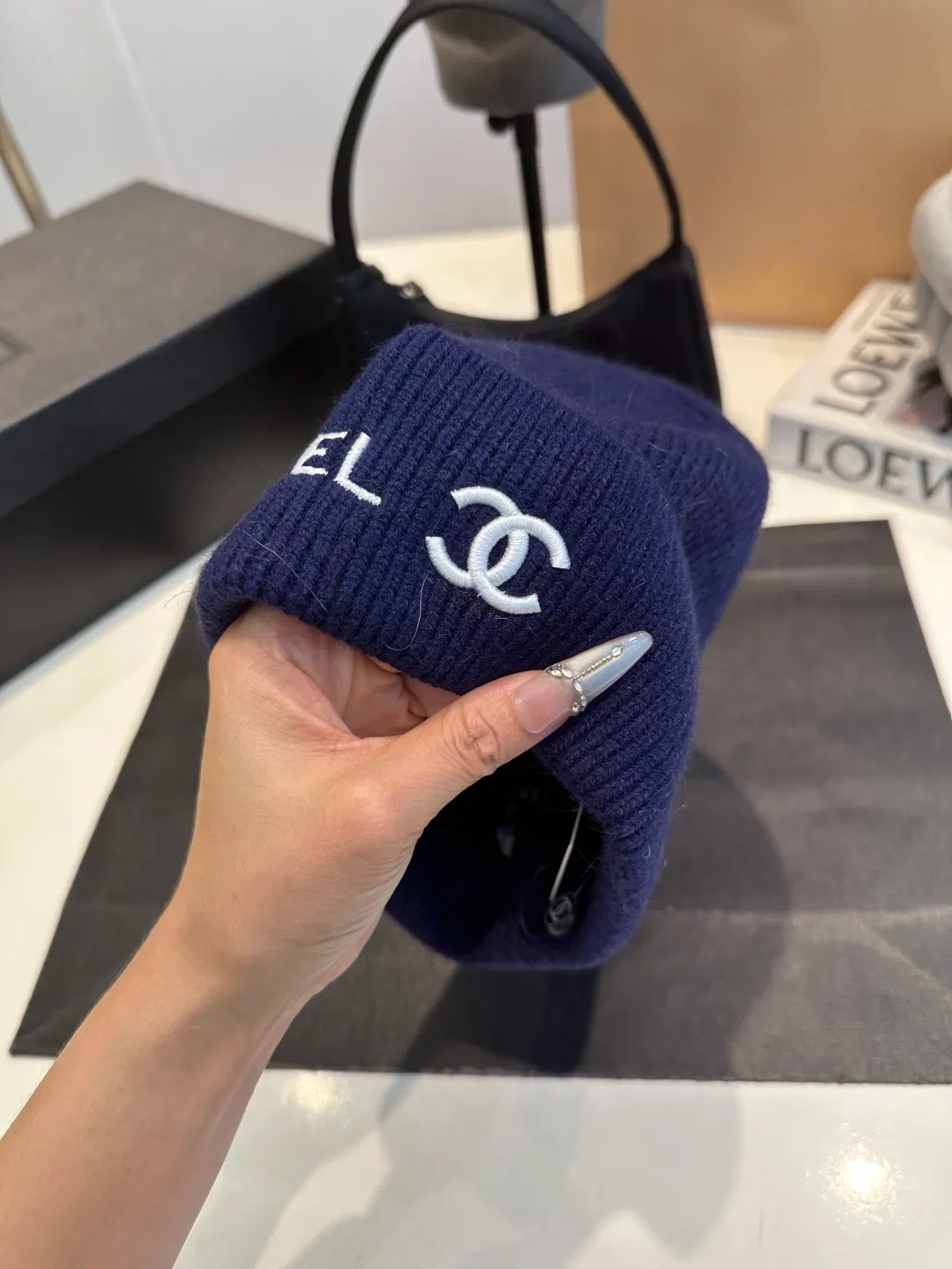 P50 Chanel CHANEL new wool hat, Xiaoxiang is classic and simple, fashionable and casual design, popular new product