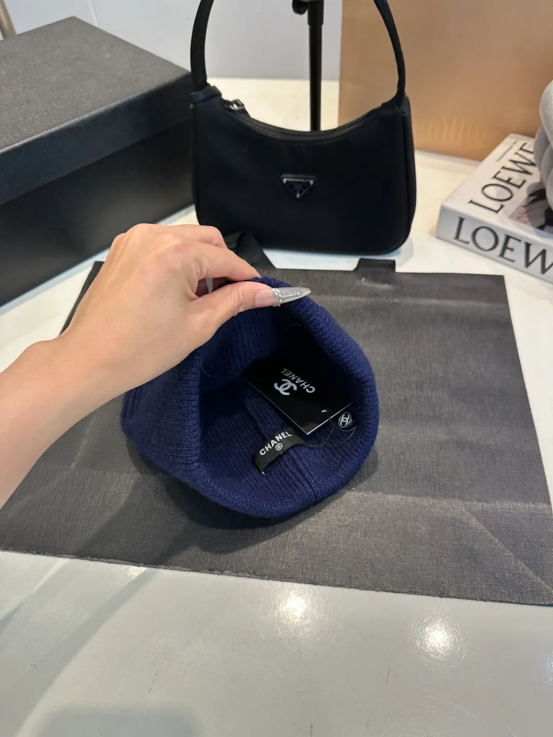 P50 Chanel CHANEL new wool hat, Xiaoxiang is classic and simple, fashionable and casual design, popular new product