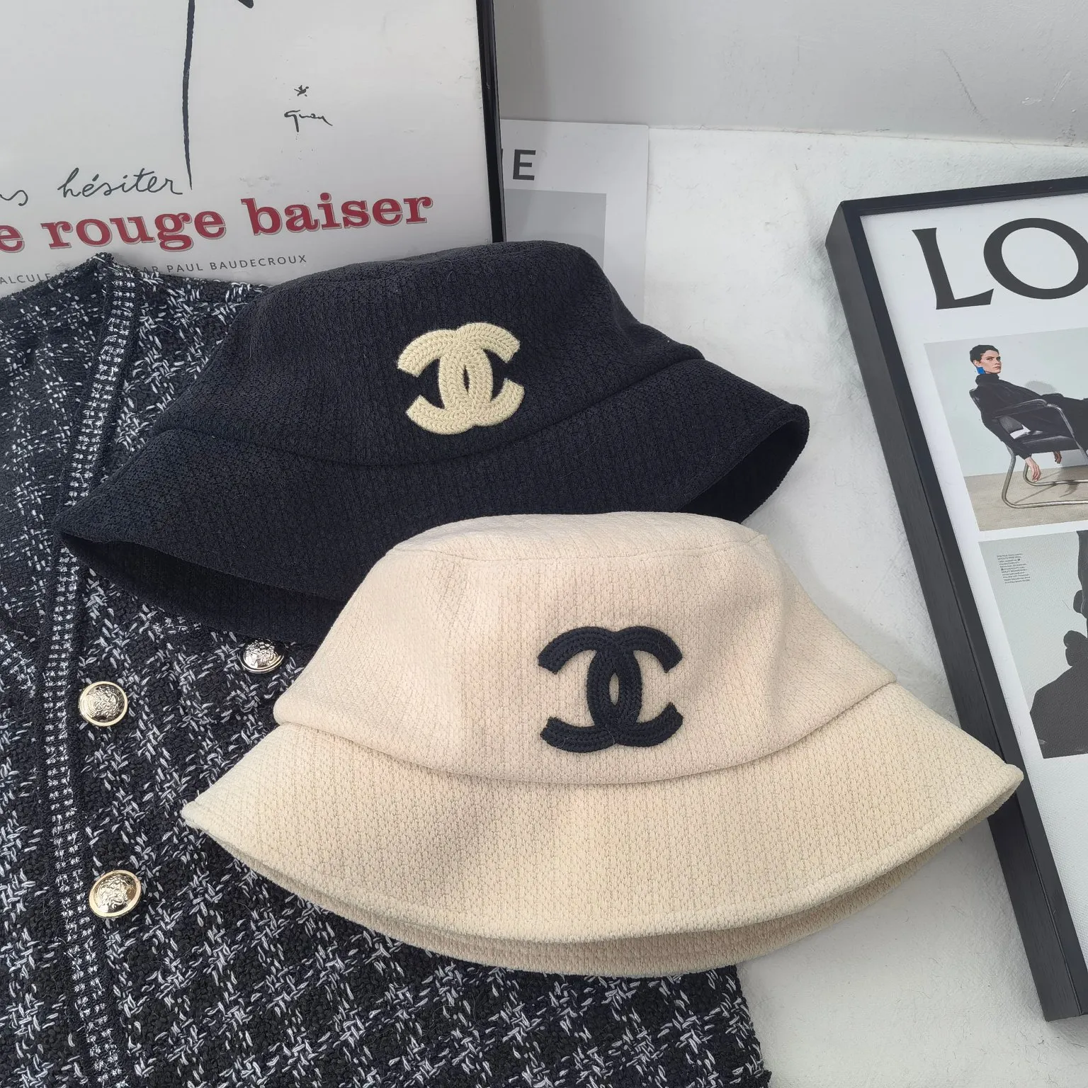 Special 🉐70💛 Comes with dust bag [CHANEL Chanel] 2022 autumn and winter new pattern fisherman hat, small fragrance style big brand is out on the street, a must-have in autumn and winter