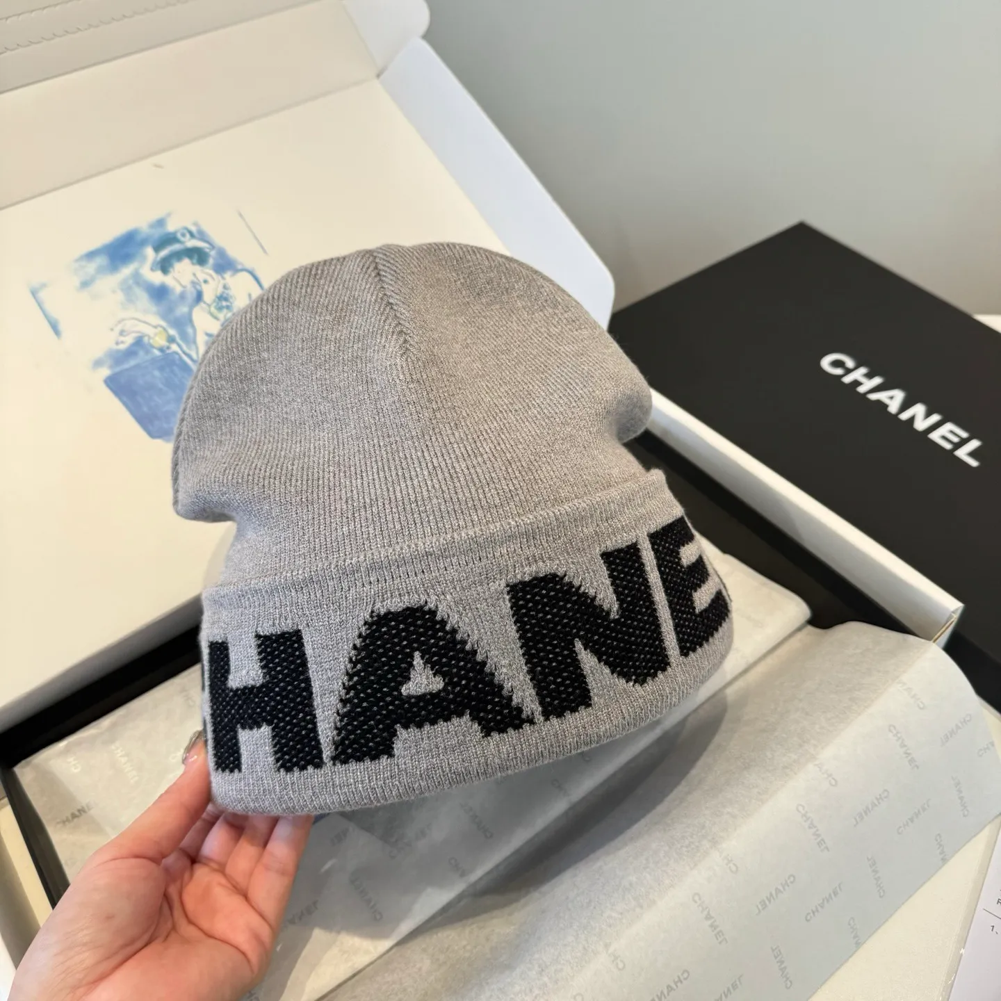 💰70¥ Chanel knitted beanie
