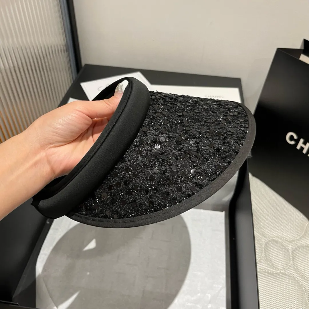 💰90¥ Chanel sequin headband, sun hat