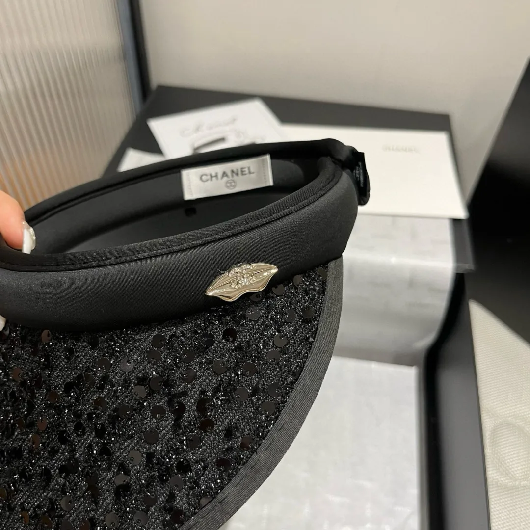 💰90¥ Chanel sequin headband, sun hat