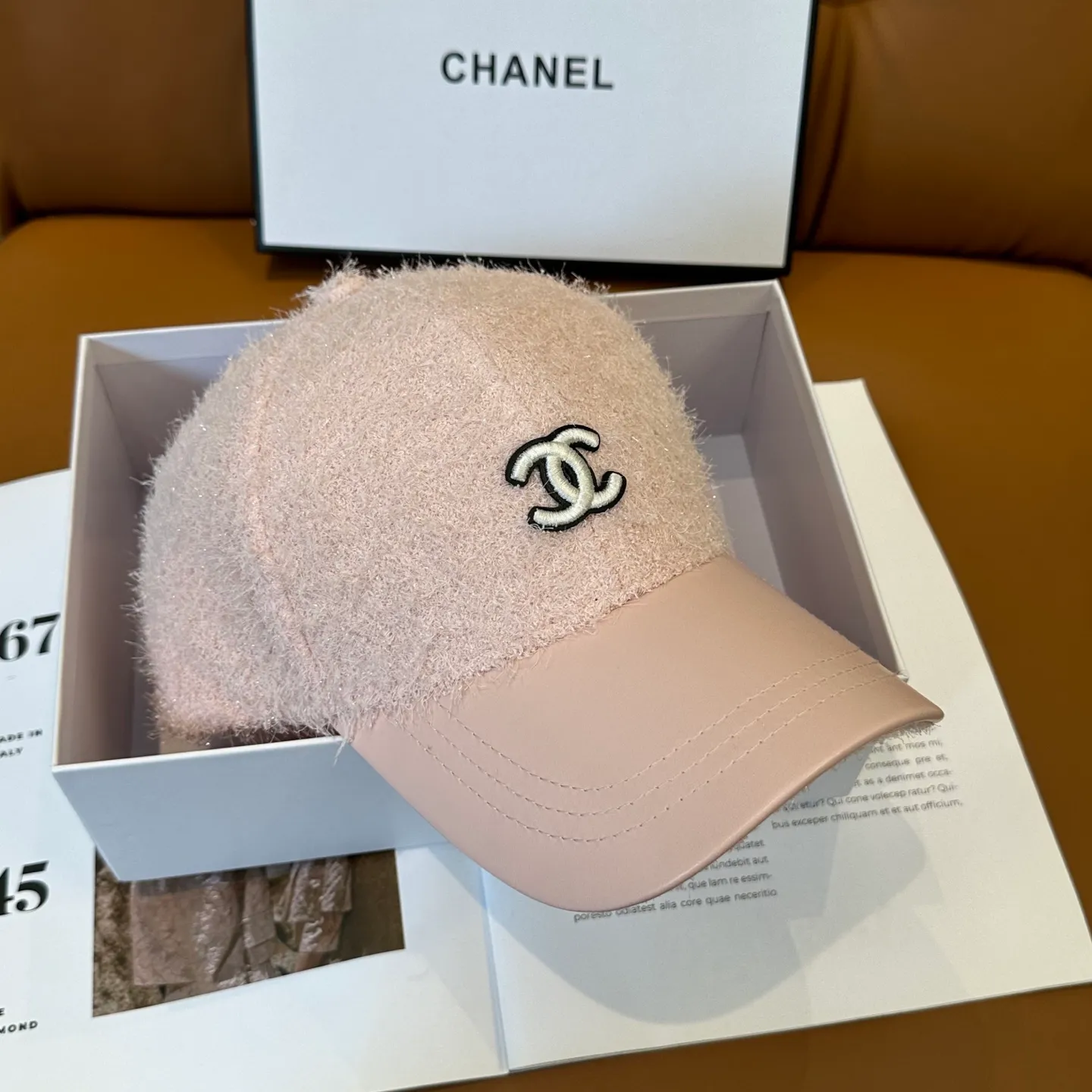 P76💛 Comes with dust bag [CHANEL Chanel] New autumn and winter small fragrance style baseball cap🧢, the big brand model is super easy to match, one that you can wear with your eyes closed
