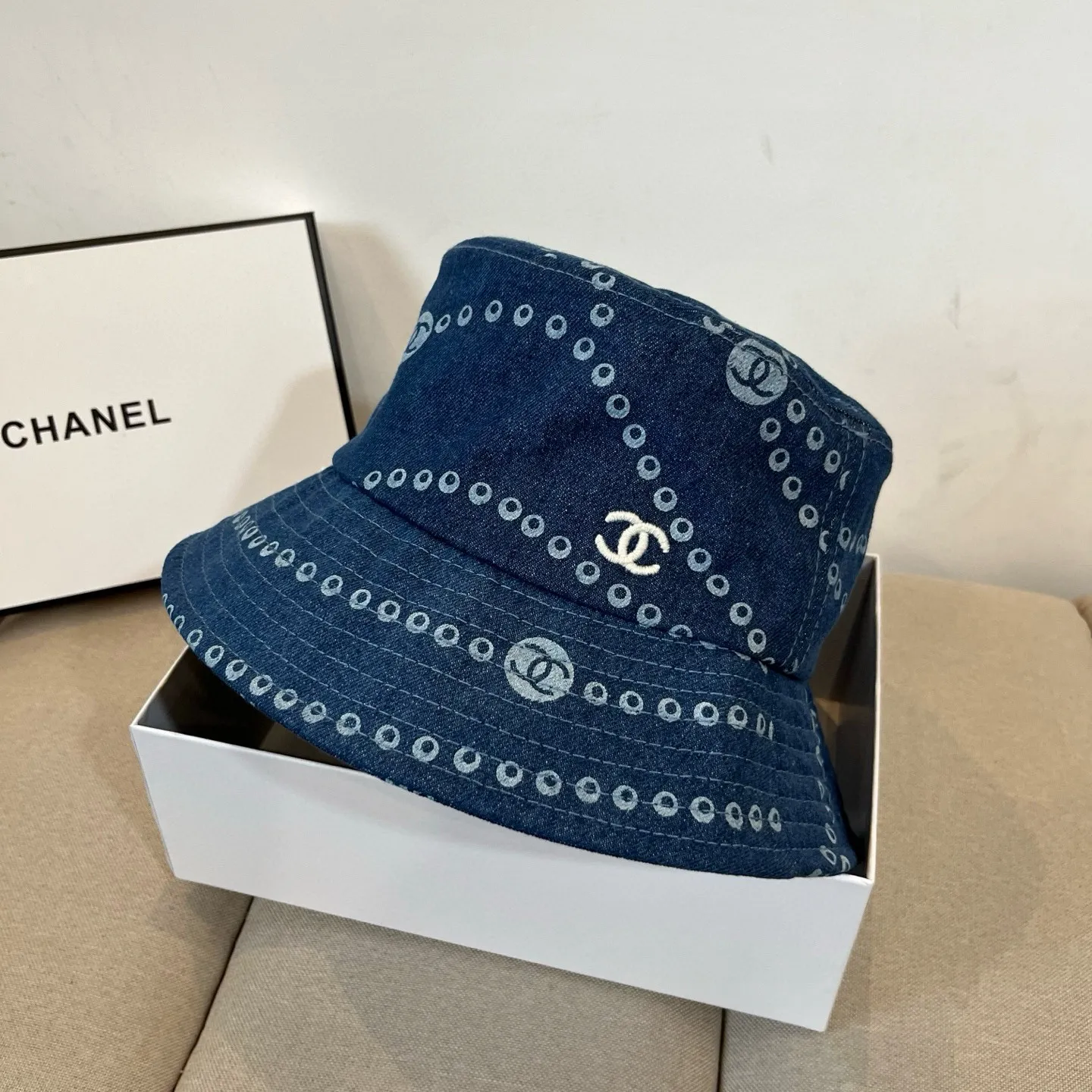 P70 CHANEL Chanel 2025 new small fragrance big brand fisherman hat, counter classic style, unisex, head circumference 57