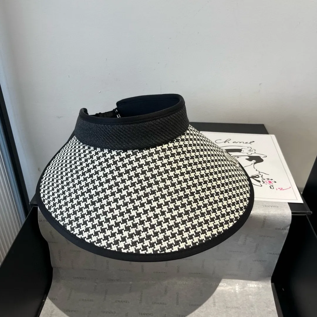 💰110¥ Chanel empty top sun hat