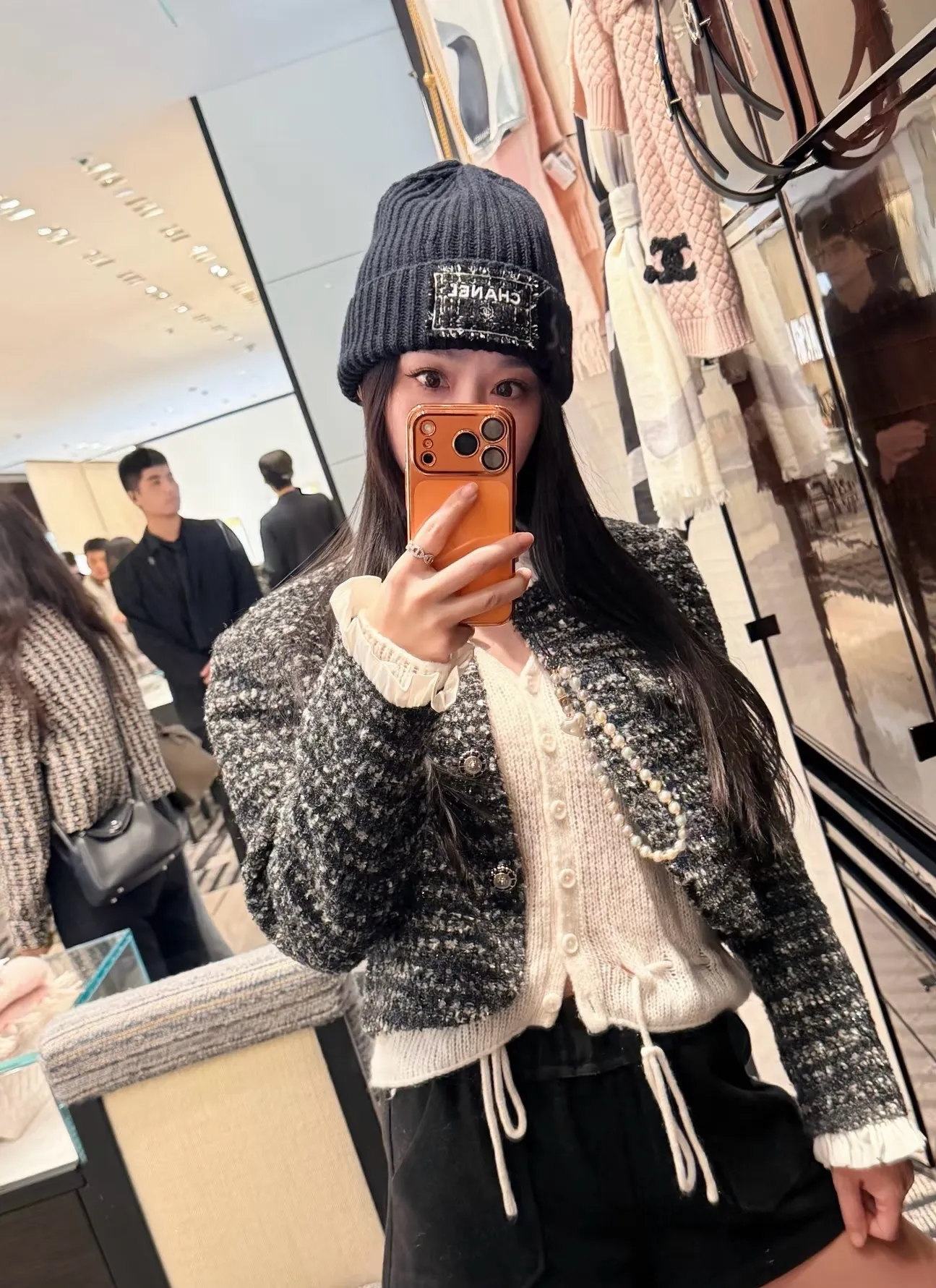 Chanel beanie cold hat
