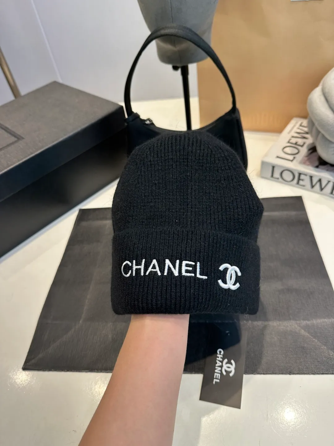 P50 Chanel CHANEL new wool hat, Xiaoxiang is classic and simple, fashionable and casual design, popular new product