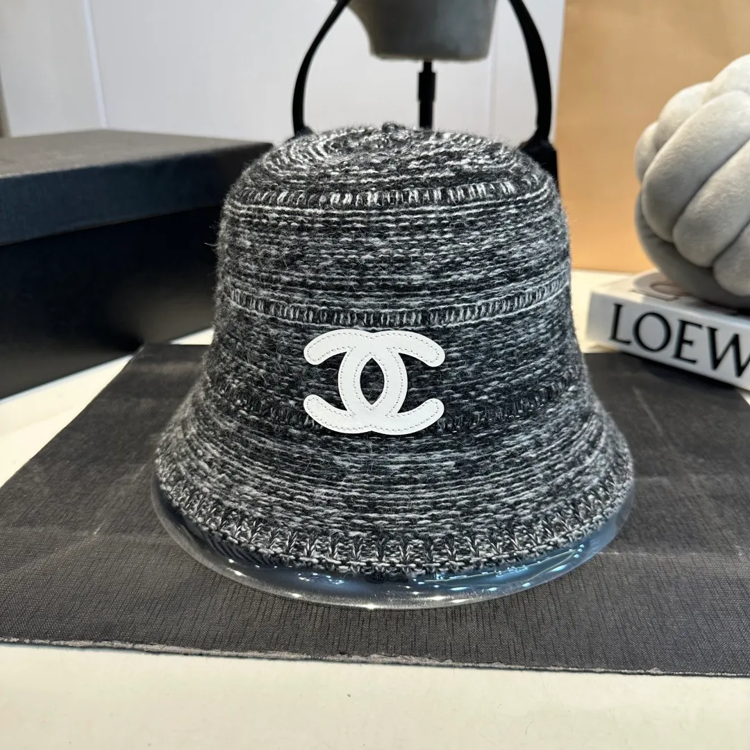 P60 CHANEL Chanel 2025 autumn and winter new style wool cashmere bucket hat, 🔆Quality goddess style ~ a must-have for going out on the street