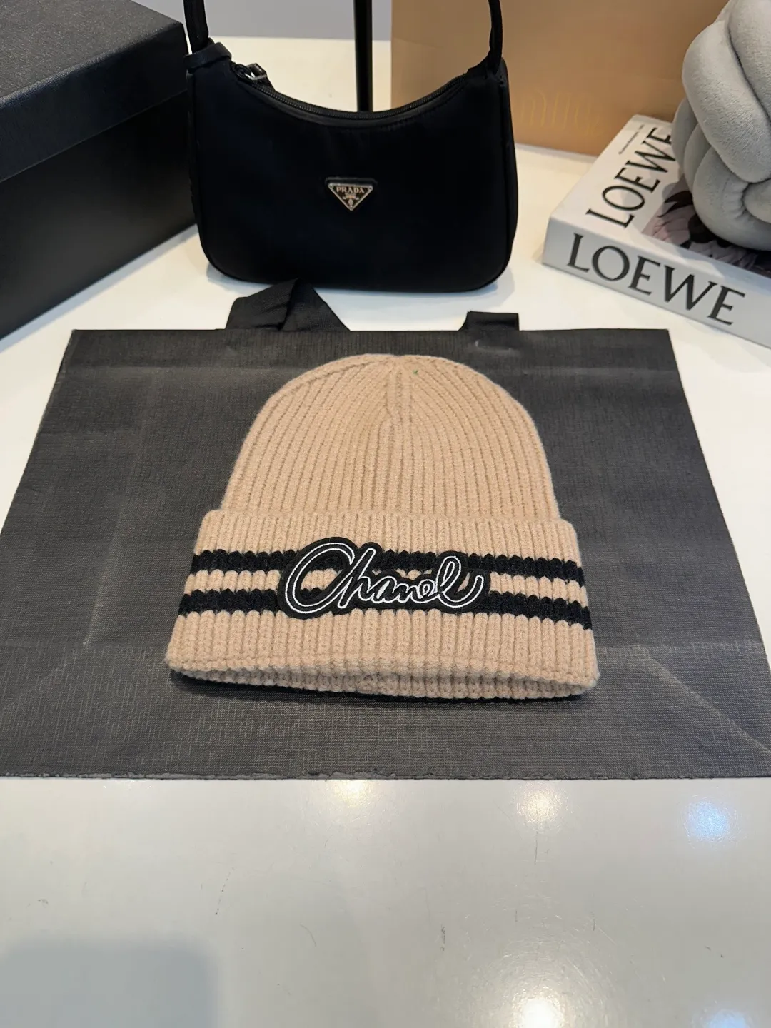 P50 Chanel CHANEL new wool hat, Xiaoxiang is classic and simple, fashionable and casual design, popular new product