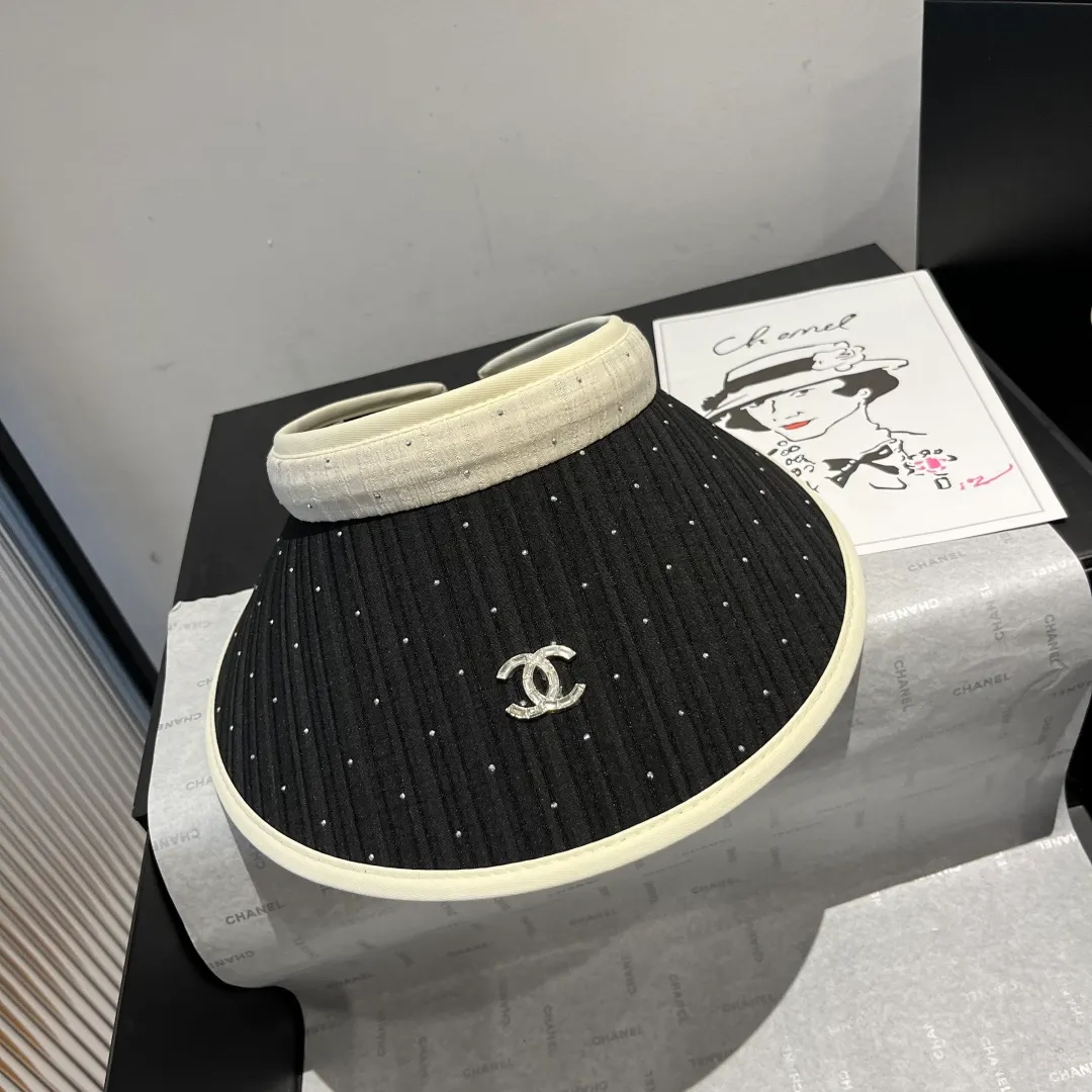 💰90¥ Chanel Chanel hollow top headband sun hat