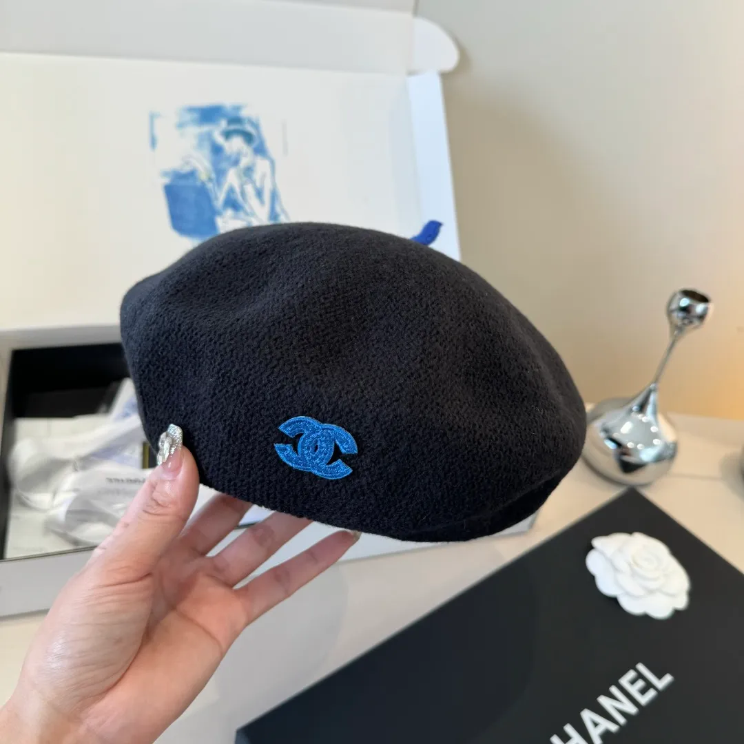 🉐160¥ Chanel wool beret, 100% wool fabric,