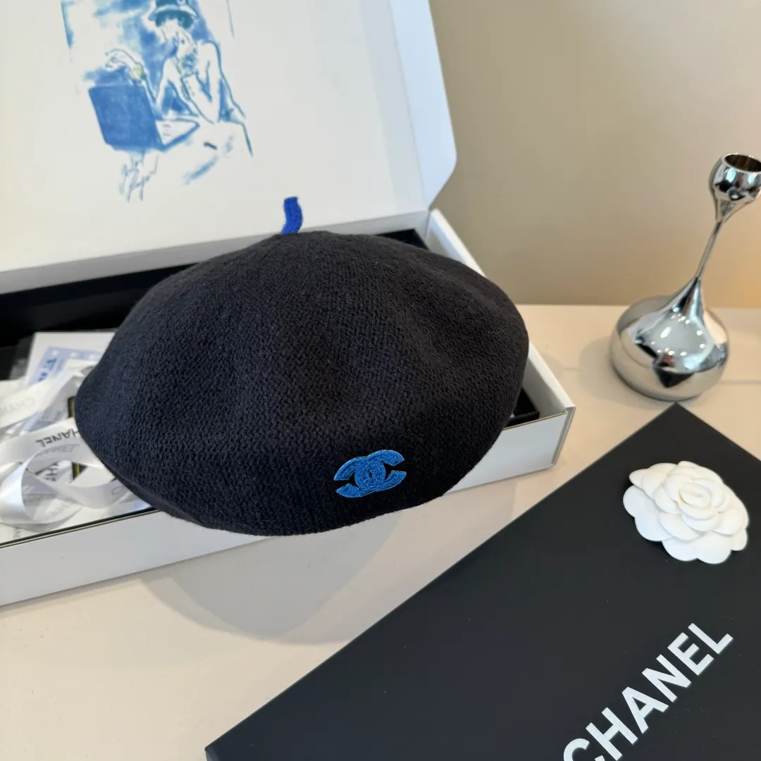 🉐160¥ Chanel wool beret, 100% wool fabric,