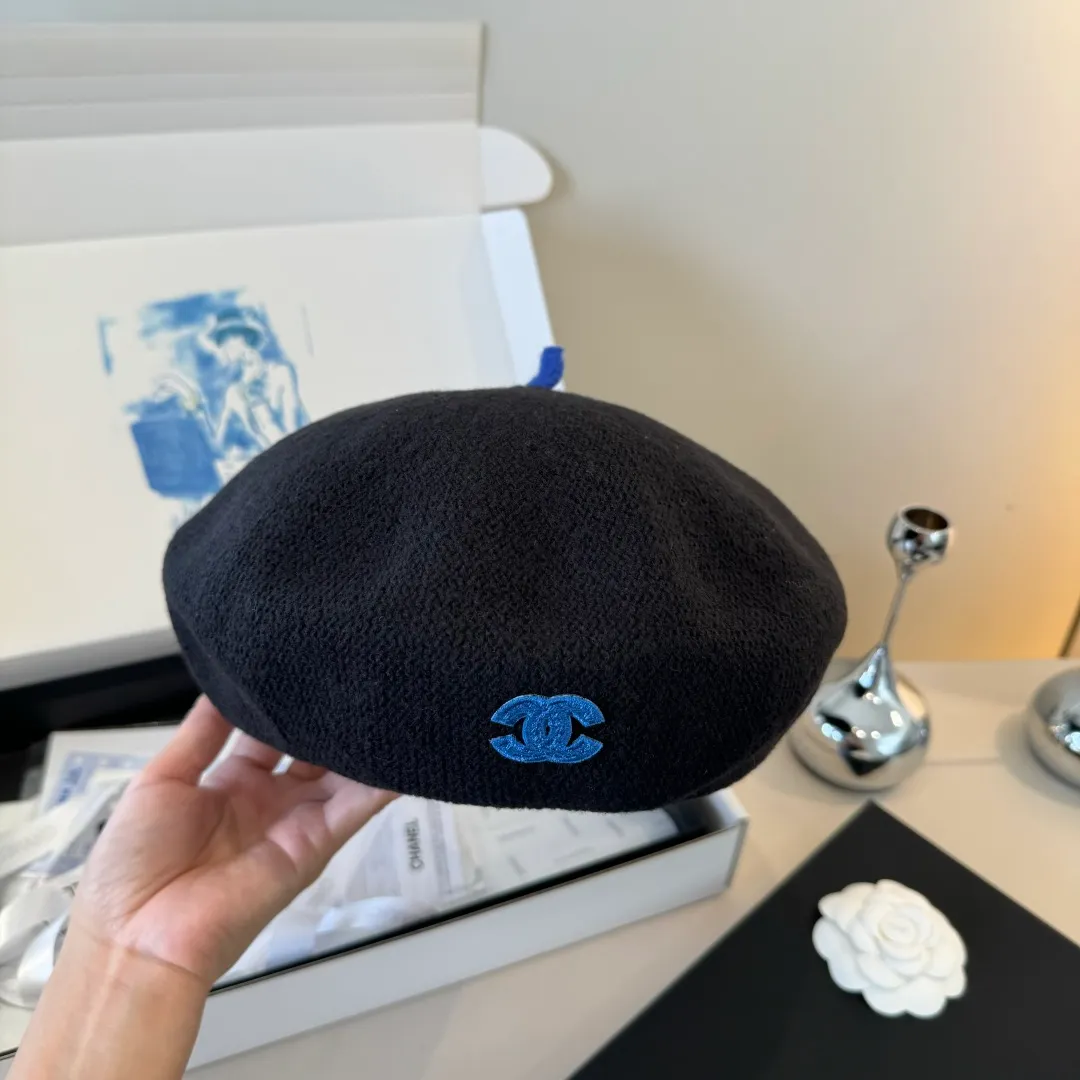 🉐160¥ Chanel wool beret, 100% wool fabric,