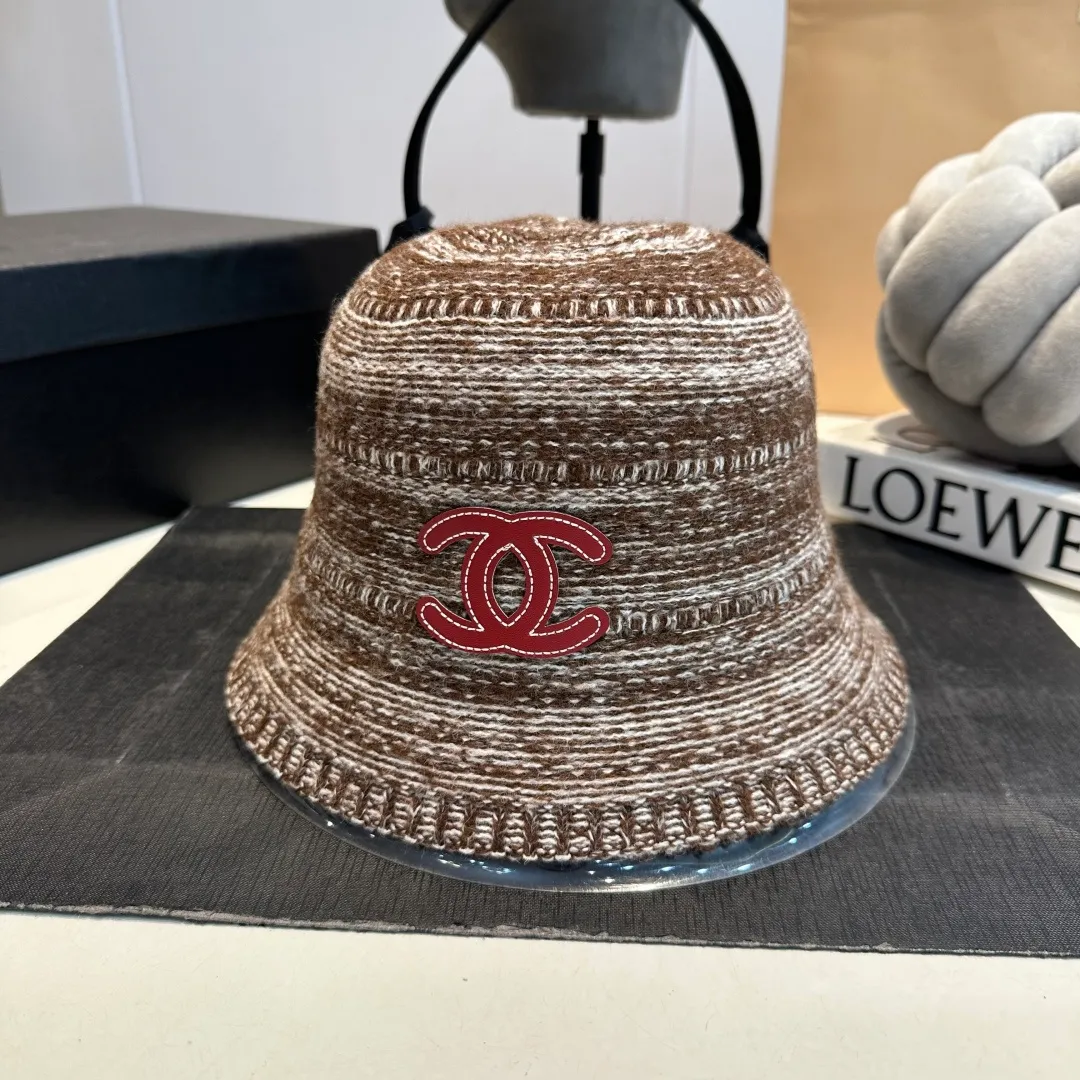 P60 CHANEL Chanel 2025 autumn and winter new style wool cashmere bucket hat, 🔆Quality goddess style ~ a must-have for going out on the street
