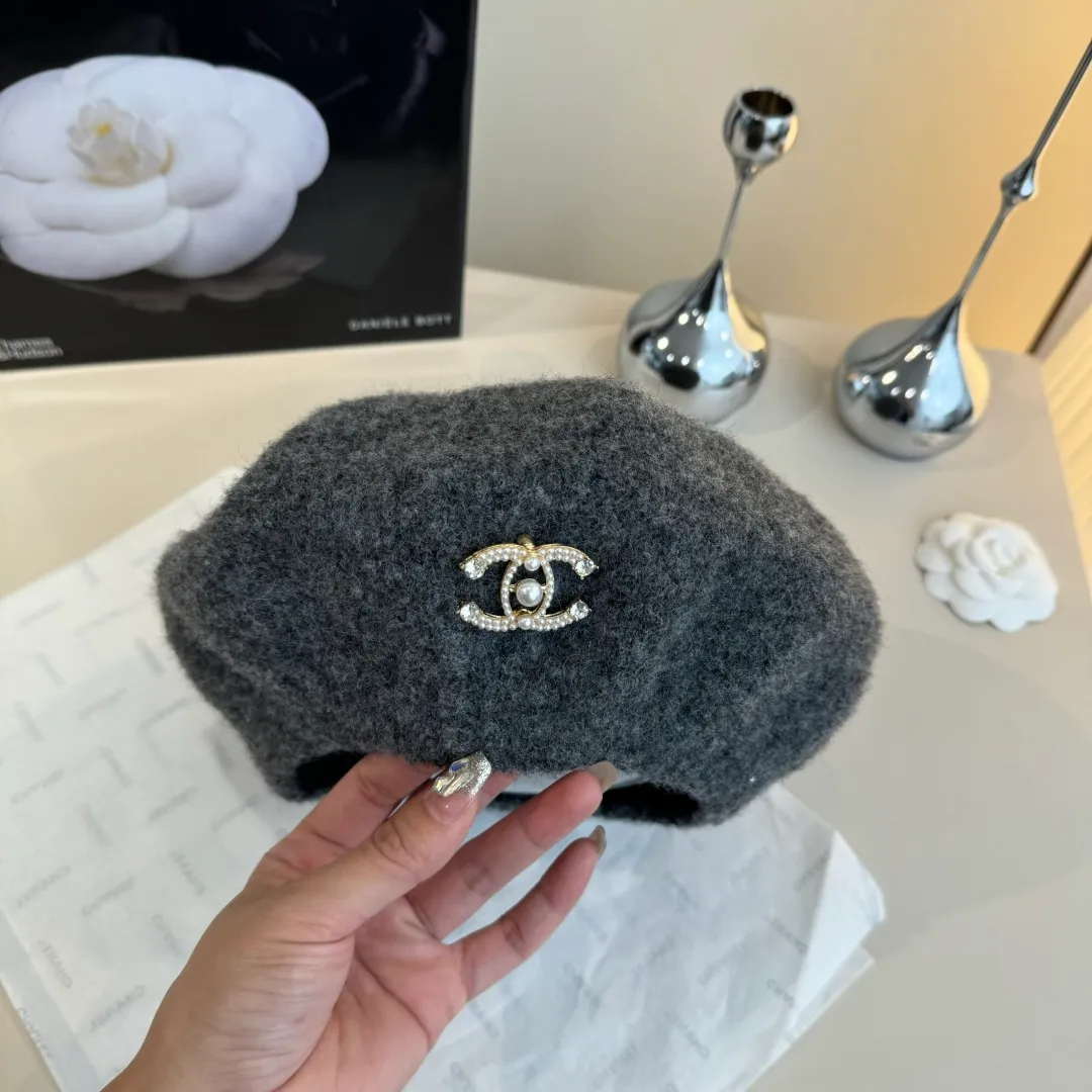 🉐160¥ Chanel wool beret, knitted beret, versatile style