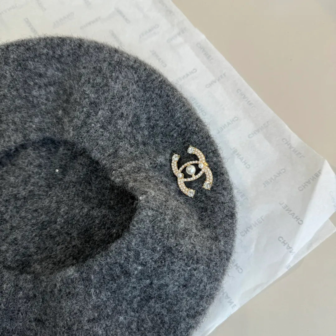 🉐160¥ Chanel wool beret, knitted beret, versatile style