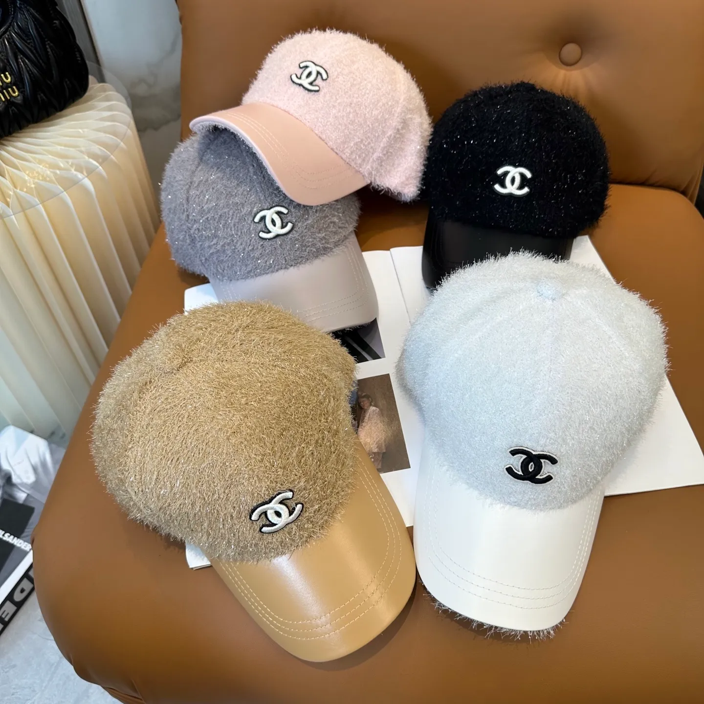 P60💛 Comes with dust bag [CHANEL Chanel] New autumn and winter small fragrance style baseball cap🧢, the big brand model is super easy to match, one that you can wear with your eyes closed