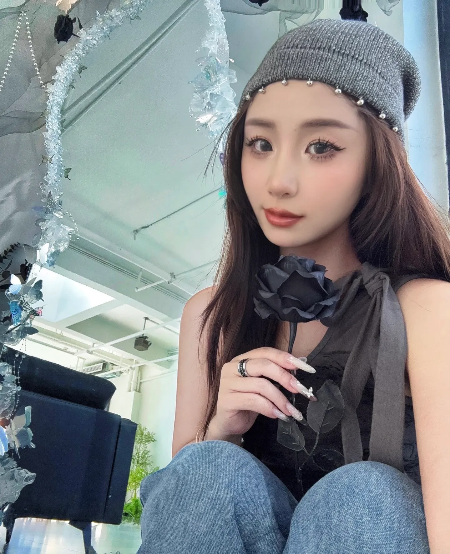 💰110¥ Chanel new knitted bucket hat, head circumference 57cm