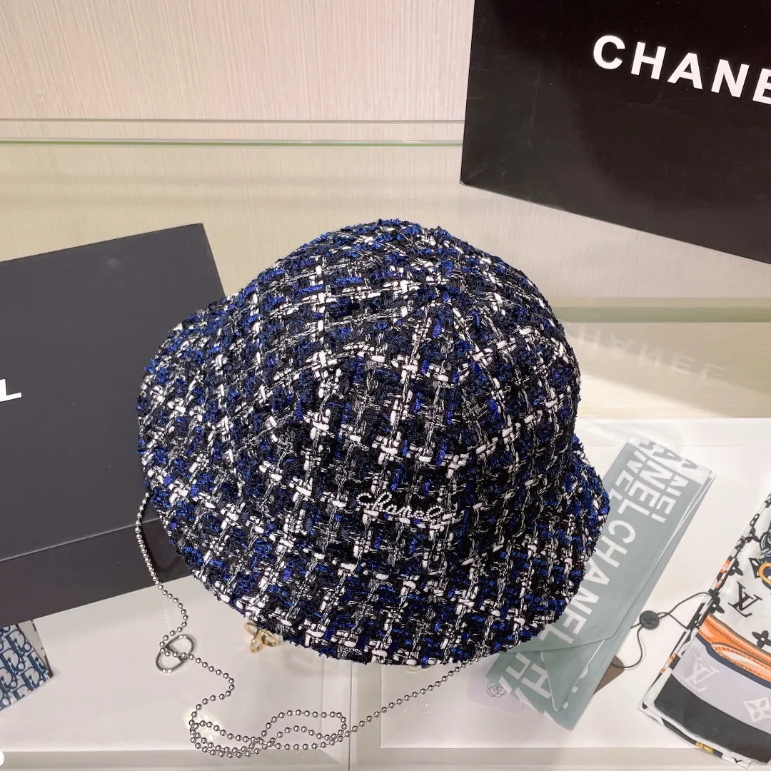 P70 Chanel Chanel 2023 autumn and winter new lady style fisherman hat, foldable, easy to carry when traveling, head circumference 57cm