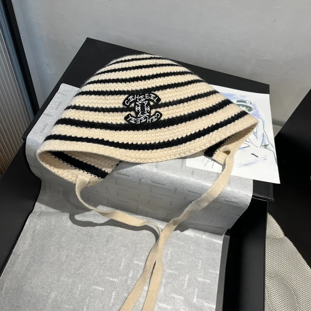💰90¥ Chanel new knitted bucket hat, head circumference 57cm