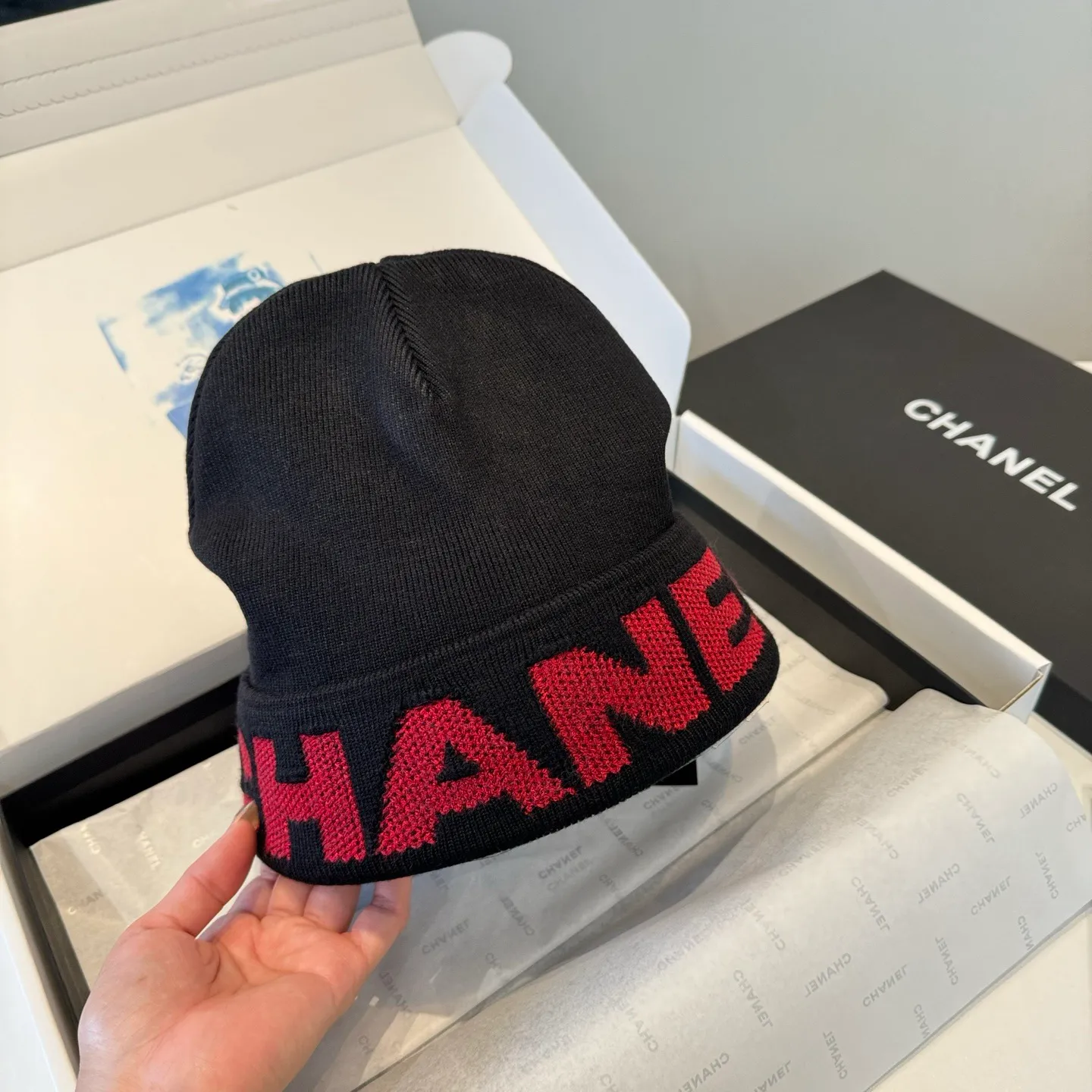 💰70¥ Chanel knitted beanie