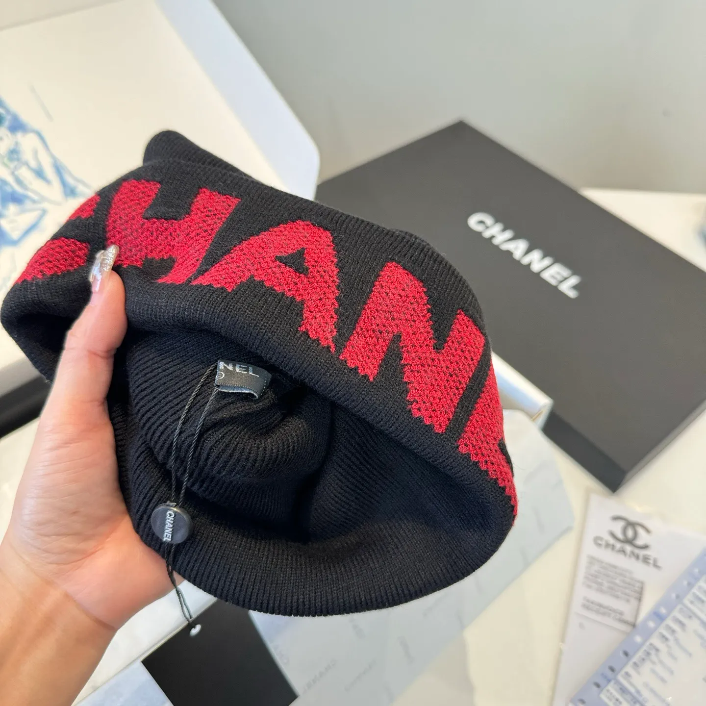 💰70¥ Chanel knitted beanie