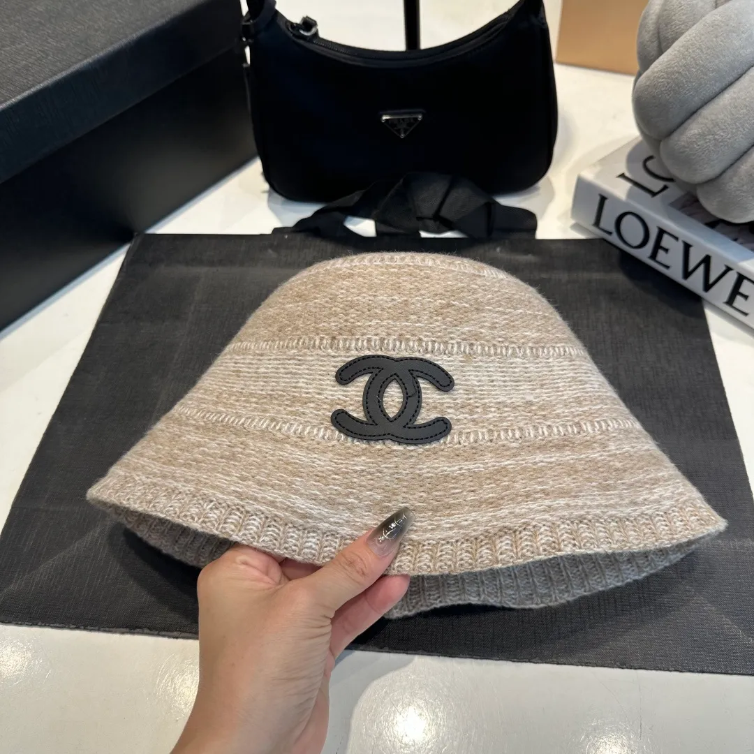 P60 CHANEL Chanel 2025 autumn and winter new style wool cashmere bucket hat, 🔆Quality goddess style ~ a must-have for going out on the street