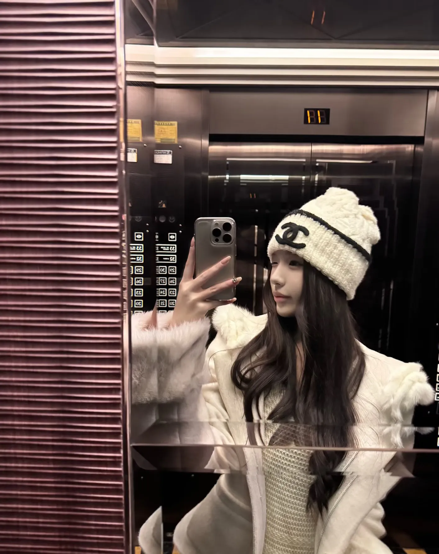 💰70¥ Chanel knitted beanie