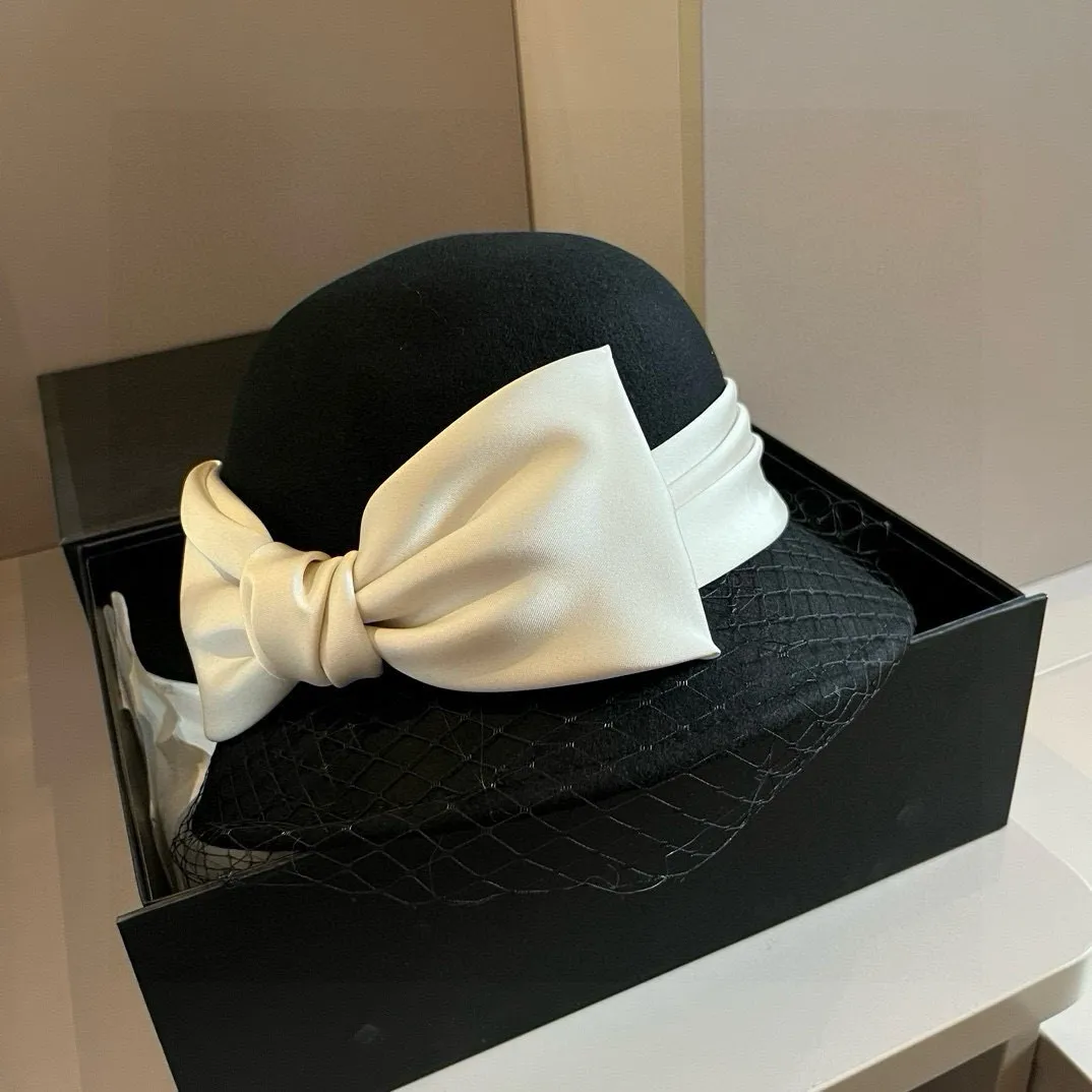 💰200¥ Chanel Chanel wool basin hat, mesh basin hat, 100% wool 🦙Fabric% Head circumference 57cm