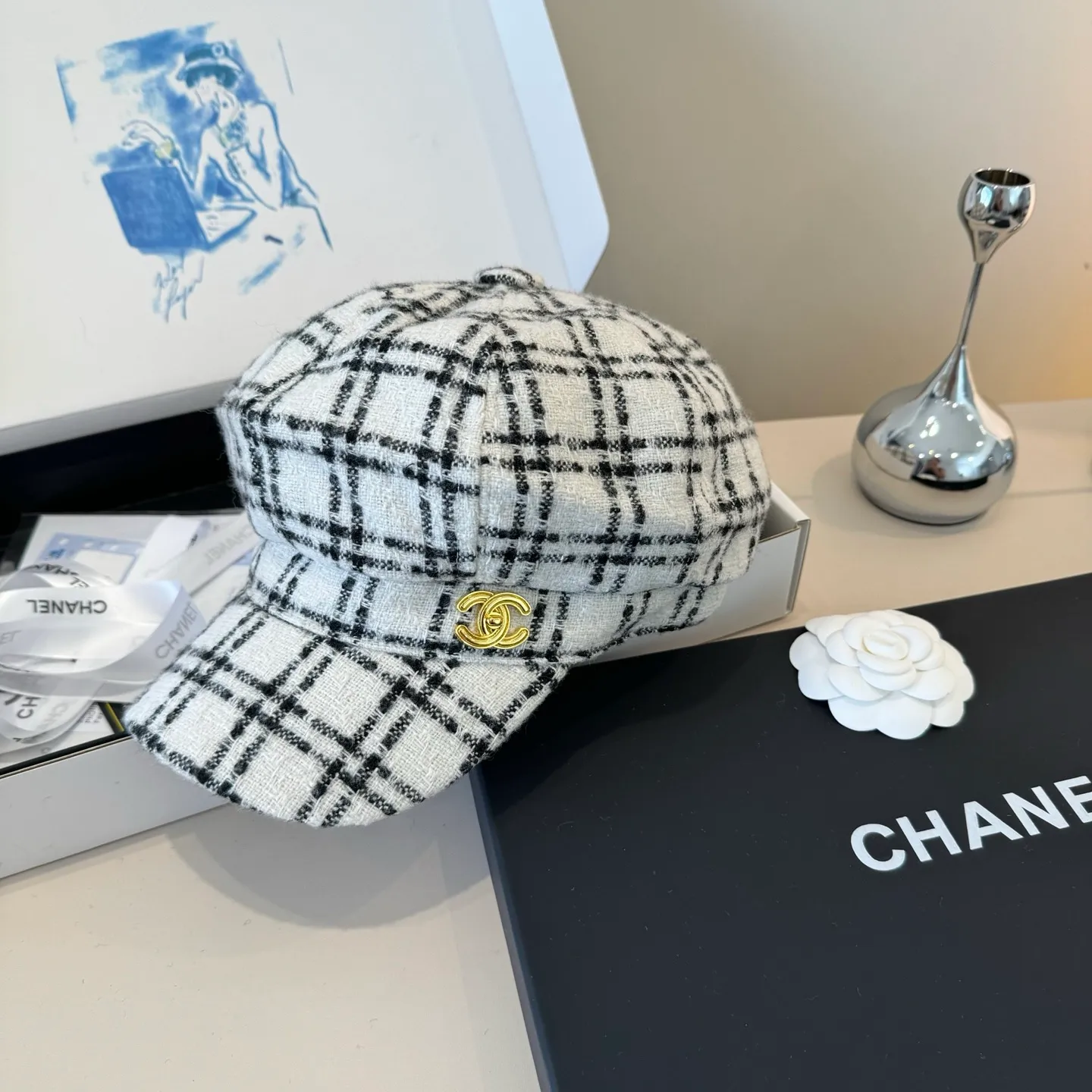 💰100¥ Chanel's new duck-bill army cap, advanced customization, head circumference 57cm