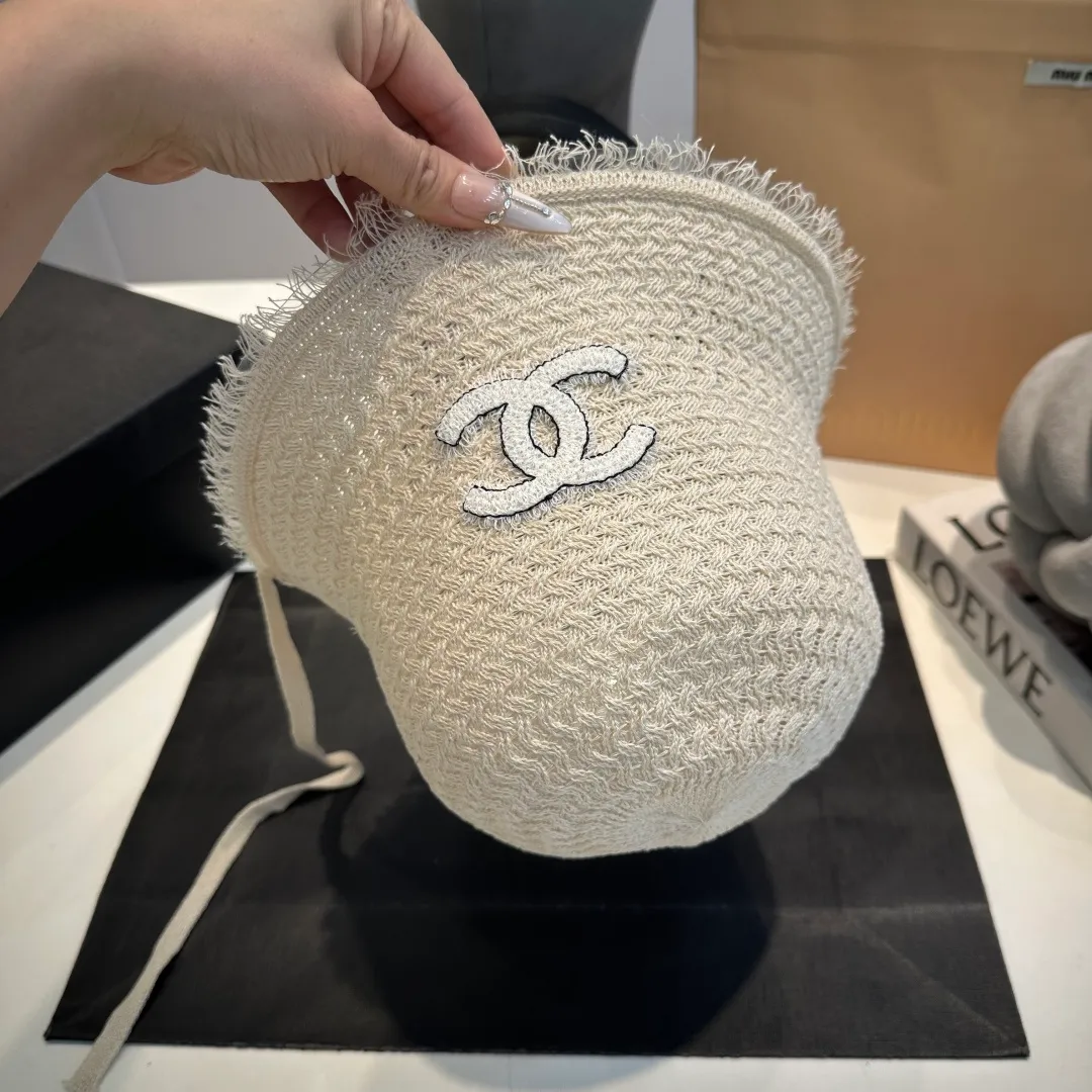 P60 Chanel sunshade bucket hat, foldable, head circumference 57cm