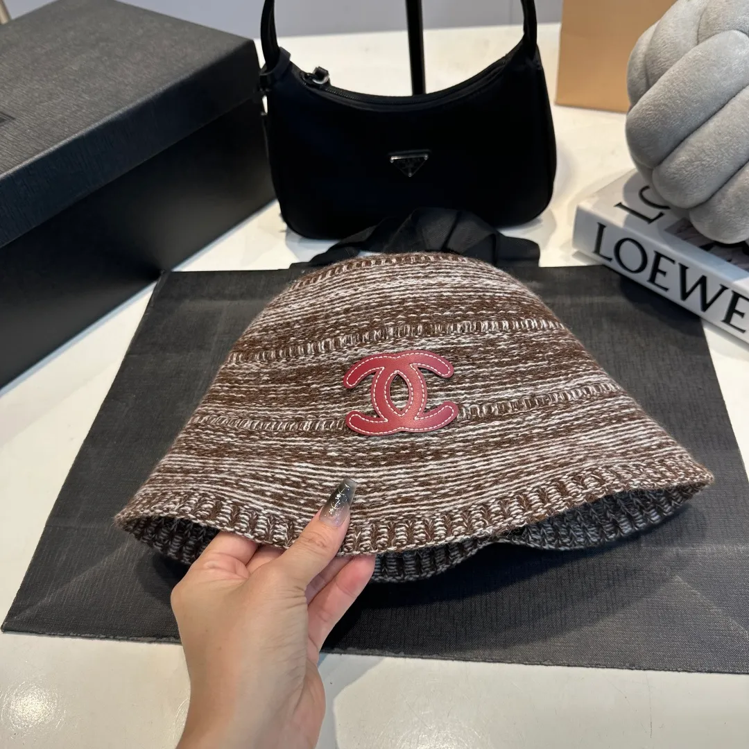 P60 CHANEL Chanel 2025 autumn and winter new style wool cashmere bucket hat, 🔆Quality goddess style ~ a must-have for going out on the street