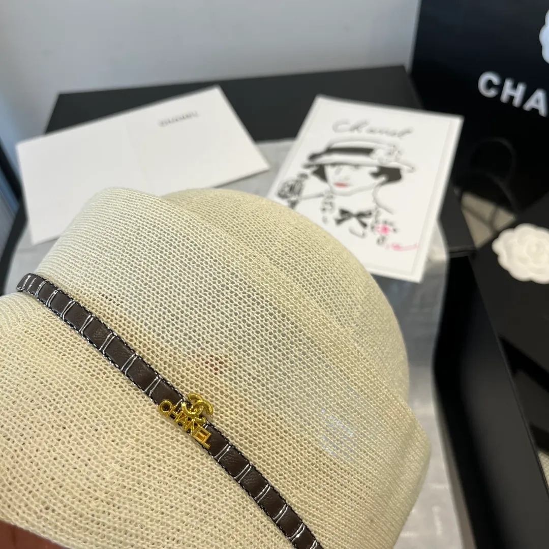 💰140¥ Chanel new duck bill military cap, knitted fabric, light and comfortable, head circumference 57cm