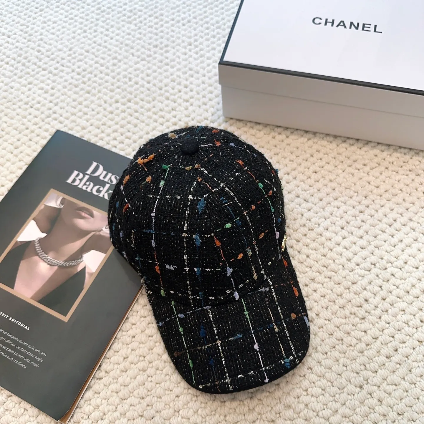 P60 CHANEL Chanel's new autumn and winter baseball cap, simple and elegant👈🏻👍casual and fashionable👩trendy and stylish👍Versatile style!