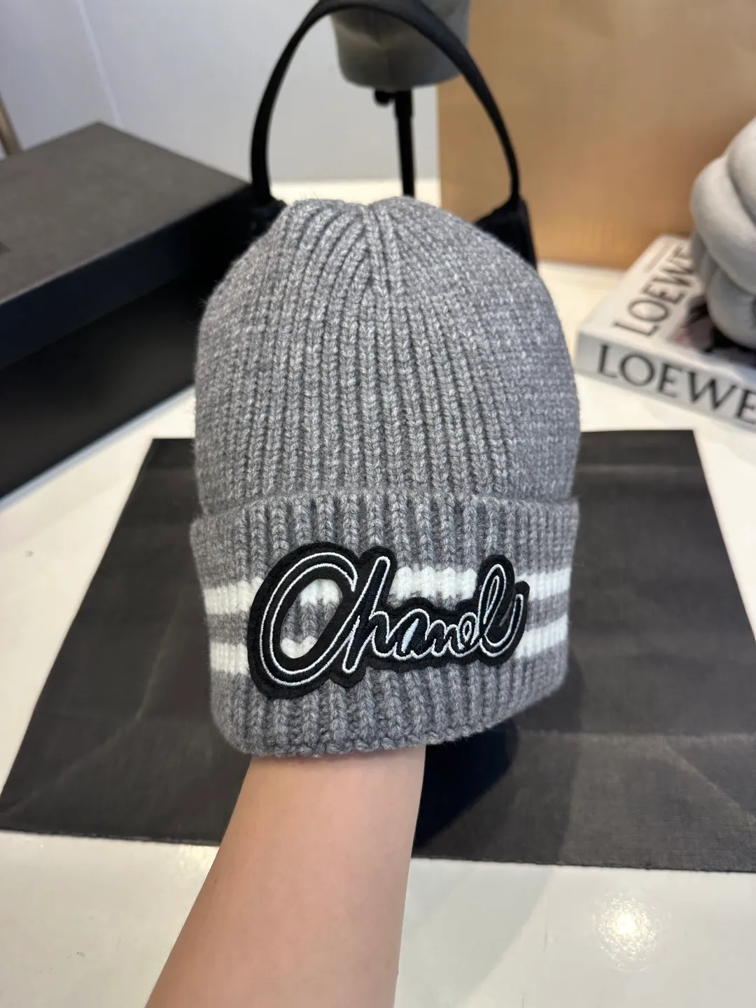 P50 Chanel CHANEL new wool hat, Xiaoxiang is classic and simple, fashionable and casual design, popular new product