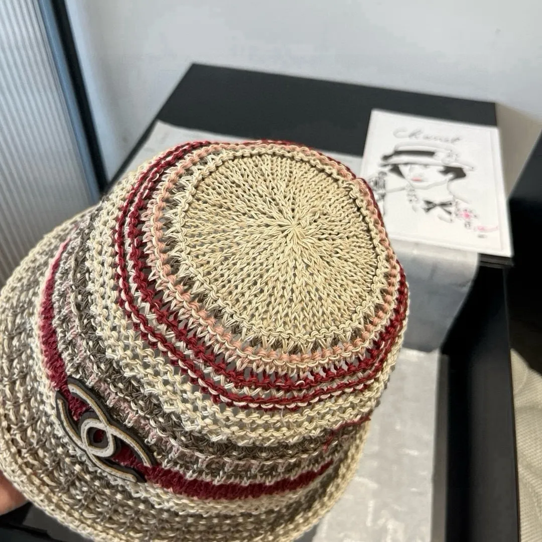 💰100¥ Chanel knitted bucket hat, head circumference 57cm