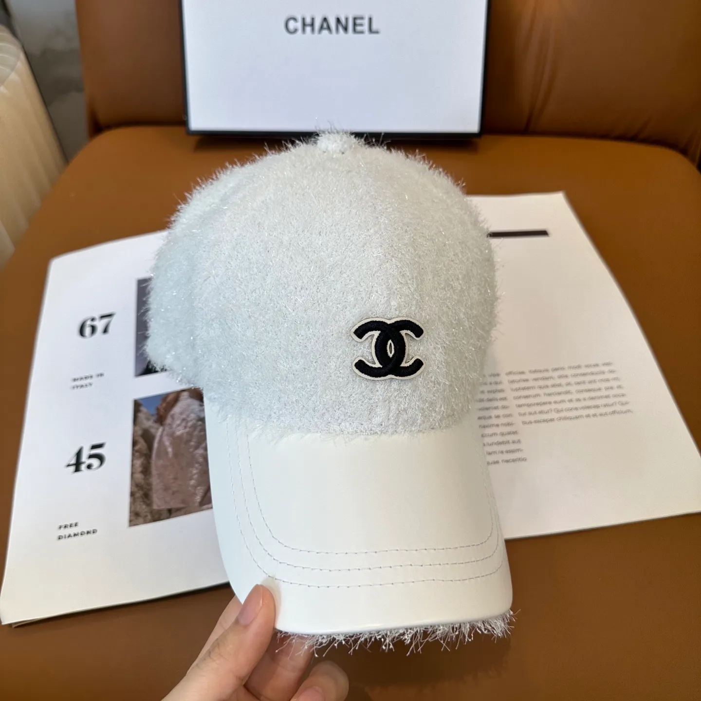 P60💛 Comes with dust bag [CHANEL Chanel] New autumn and winter small fragrance style baseball cap🧢, the big brand model is super easy to match, one that you can wear with your eyes closed