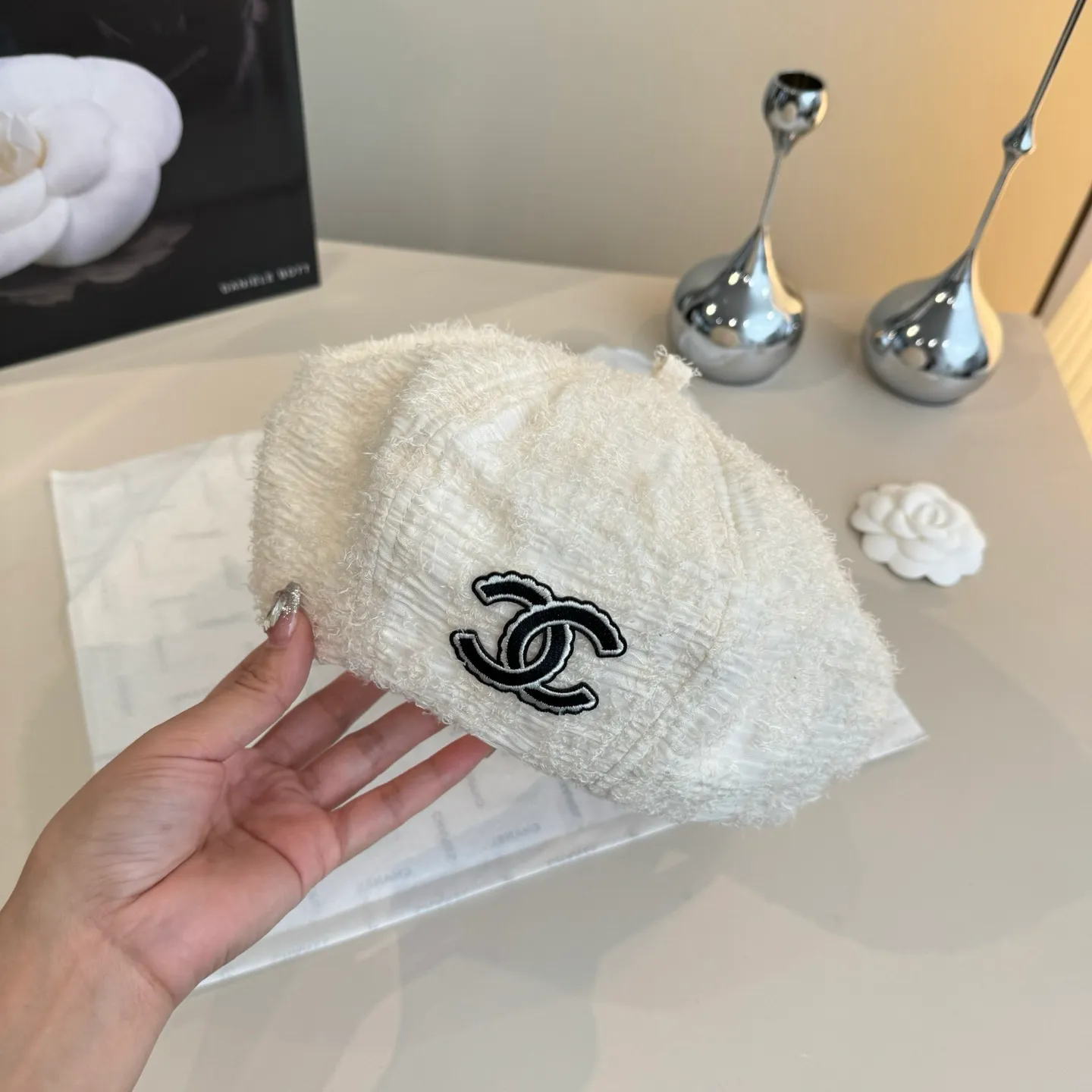 💰100¥ Chanel beret, head circumference 57cm
