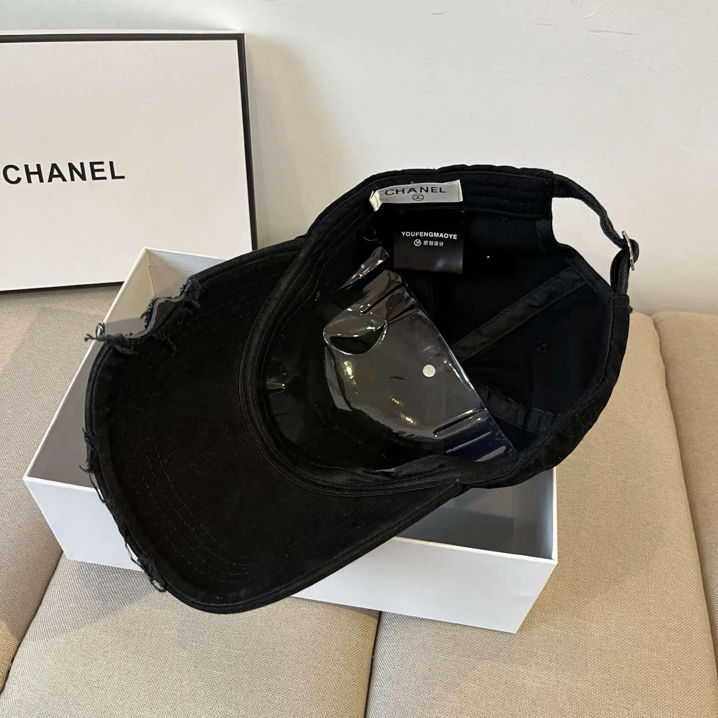 P60 CHANEL Chanel 2025 new small fragrance big-name baseball cap, counter classic style, unisex, head circumference 57, four colors available