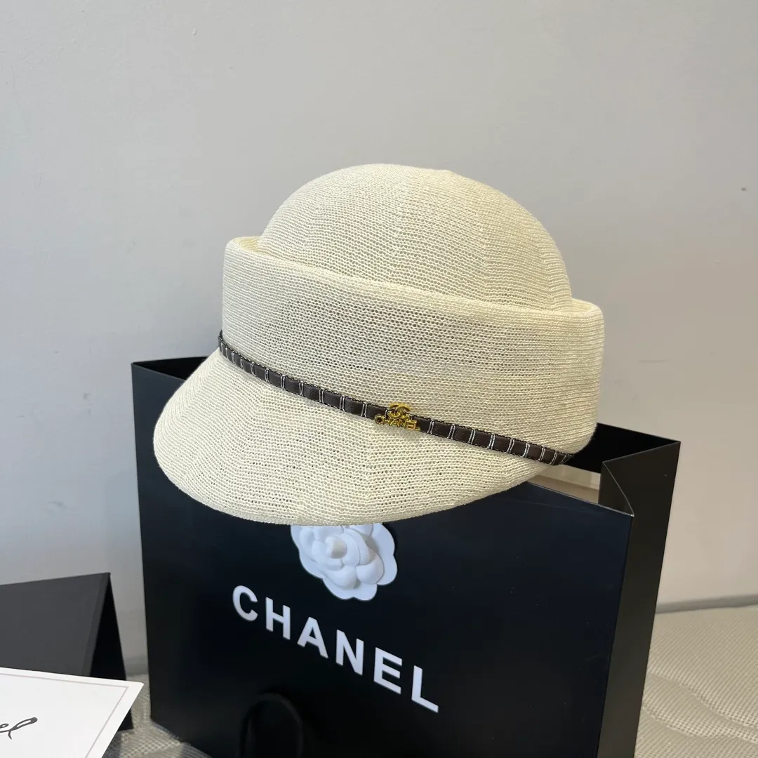 💰140¥ Chanel new duck bill military cap, knitted fabric, light and comfortable, head circumference 57cm