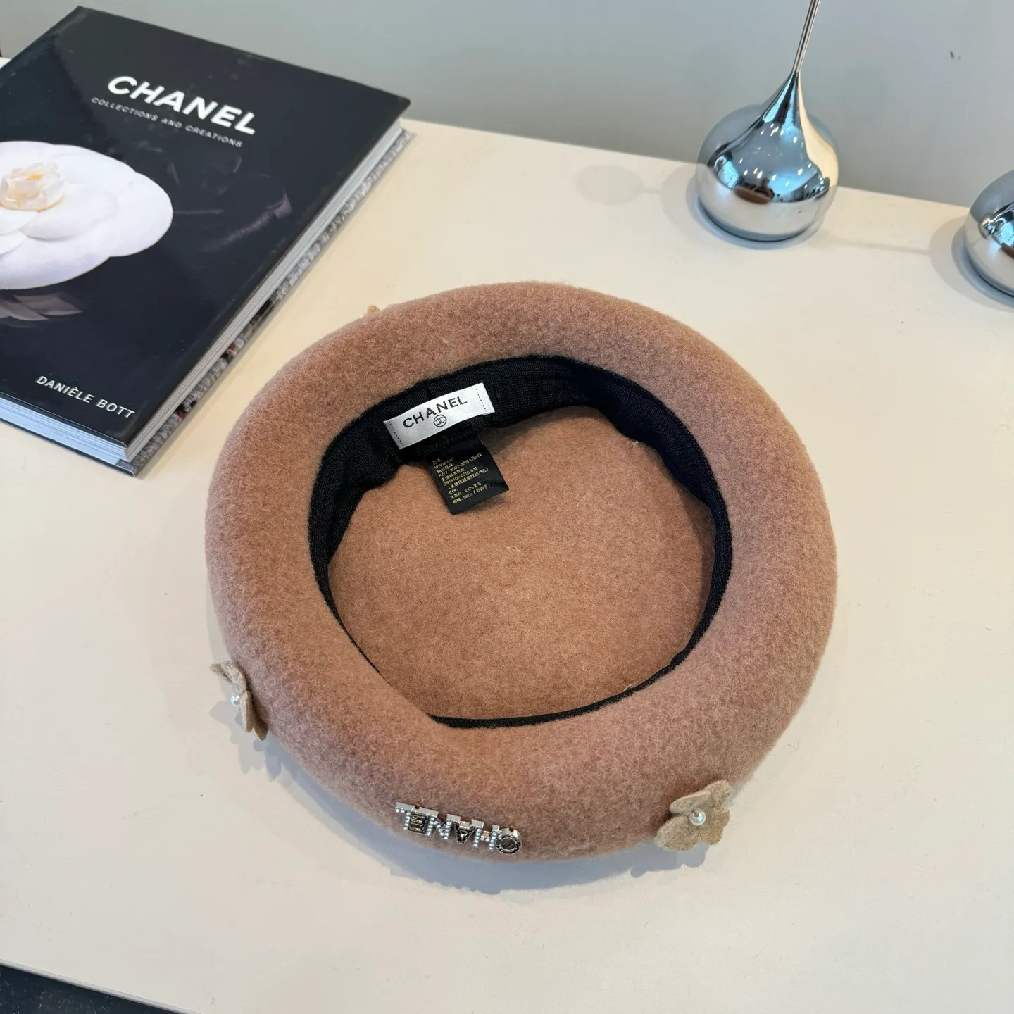 💰130¥ Chanel new wool beret, 100% wool🦙 fabric, head circumference 57cm