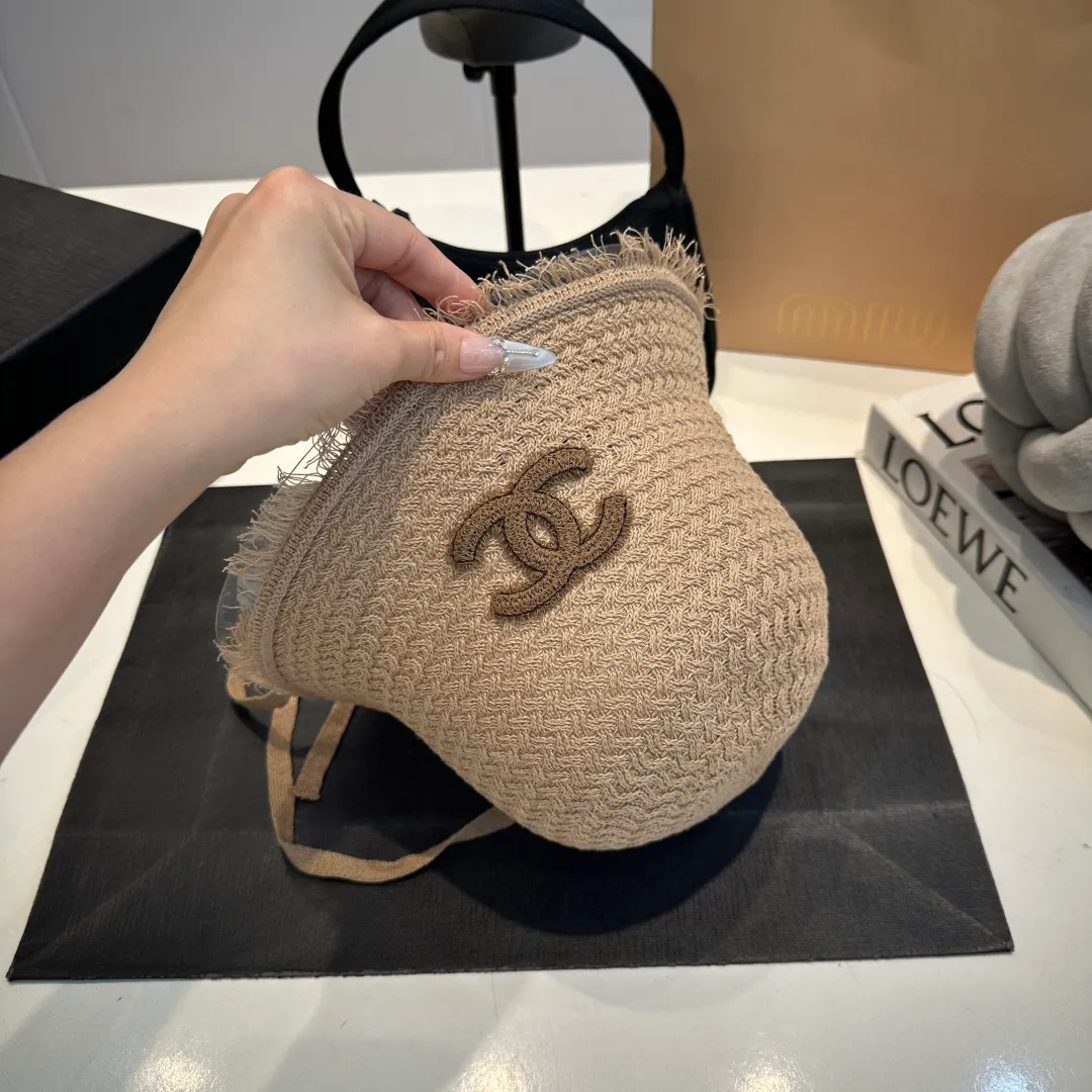 P60 Chanel sunshade bucket hat, foldable, head circumference 57cm