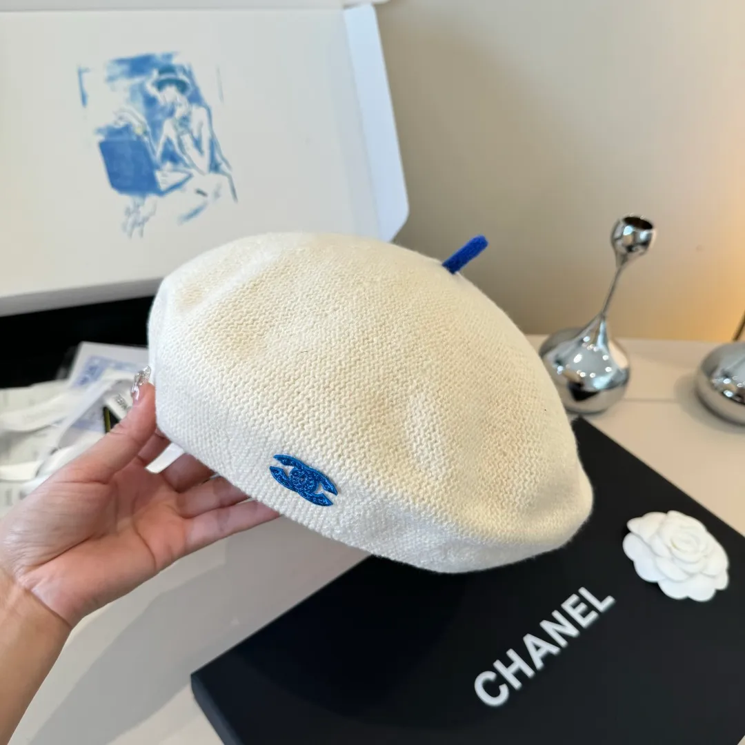 🉐160¥ Chanel wool beret, 100% wool fabric,