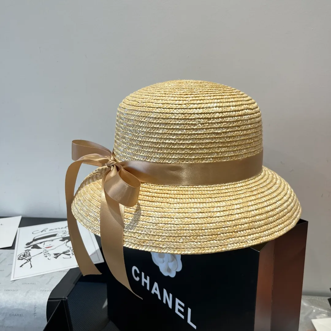 💰140¥ Chanel straw hat, lantern hat, head circumference 57cm