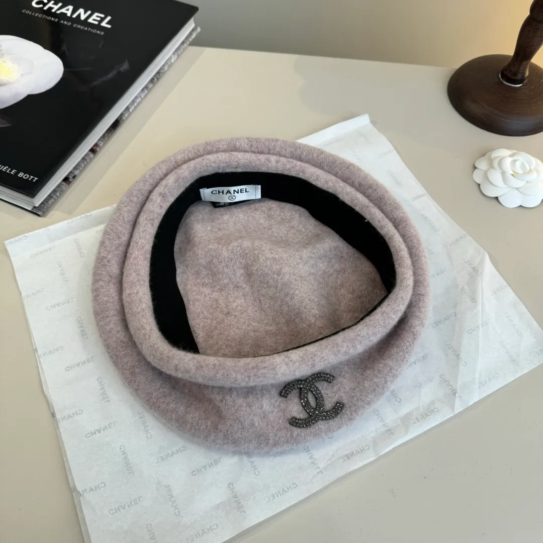🉐180¥ Chanel wool beret, pumpkin hat, 100% wool🦙 fabric, head circumference 57cm