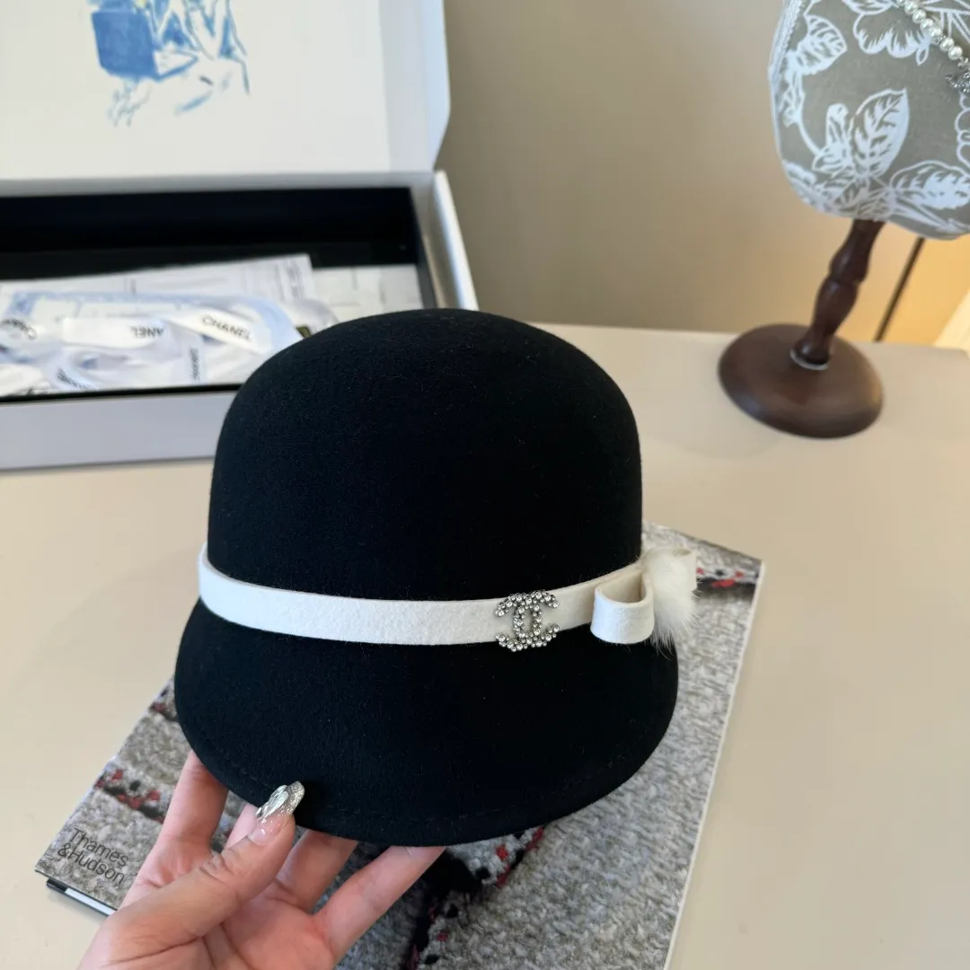 💰180¥ Chanel wool military hat, 100% wool fabric, a must-have for internet celebrity bloggers, head circumference 57cm