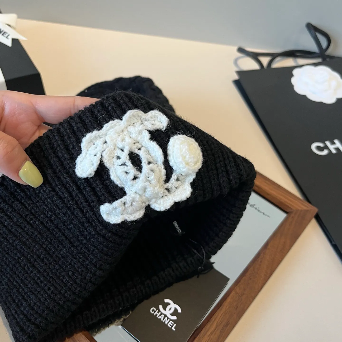 💰70¥ Chanel knitted beanie