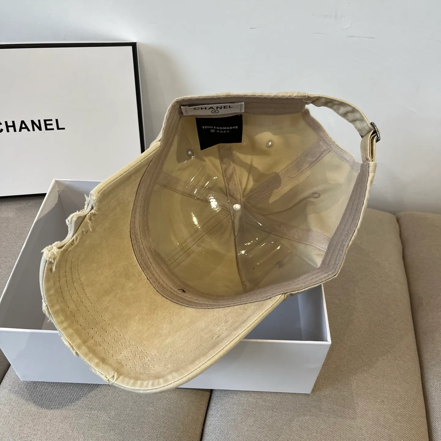 P60 CHANEL Chanel 2025 new small fragrance big-name baseball cap, counter classic style, unisex, head circumference 57, four colors available