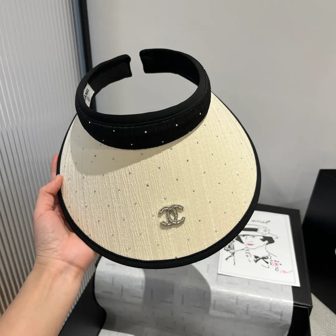 💰90¥ Chanel Chanel hollow top headband sun hat