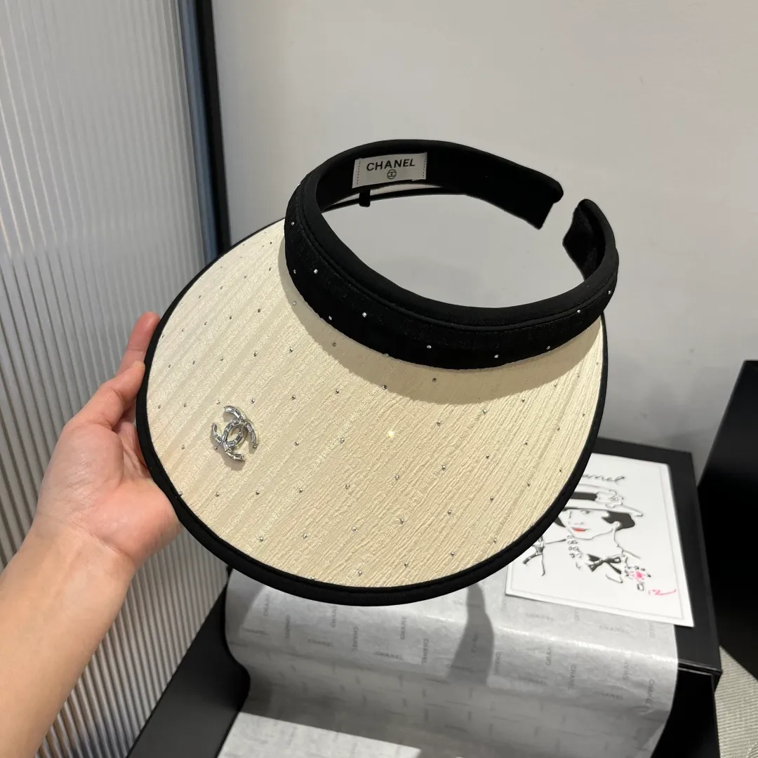 💰90¥ Chanel Chanel hollow top headband sun hat
